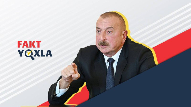 Ilham Aliyev's claim regarding the army building