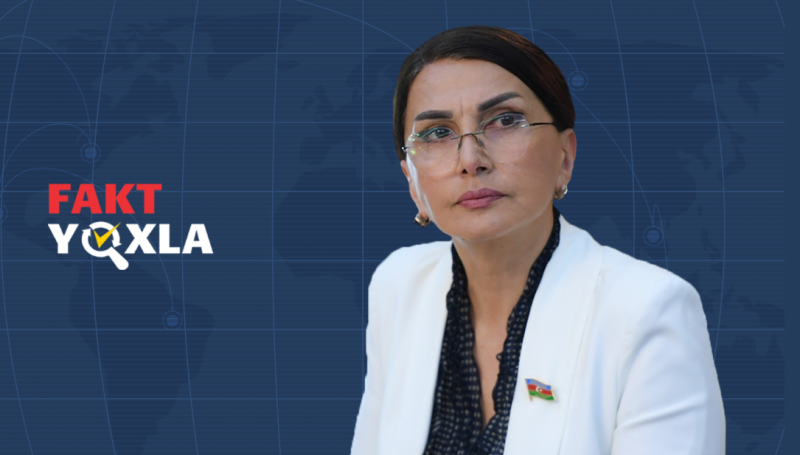 Deputat Jalə Əliyevanın yanlış iddiası: Azərbaycanda qadınlar kişilərlə eyni maaşı alırlar