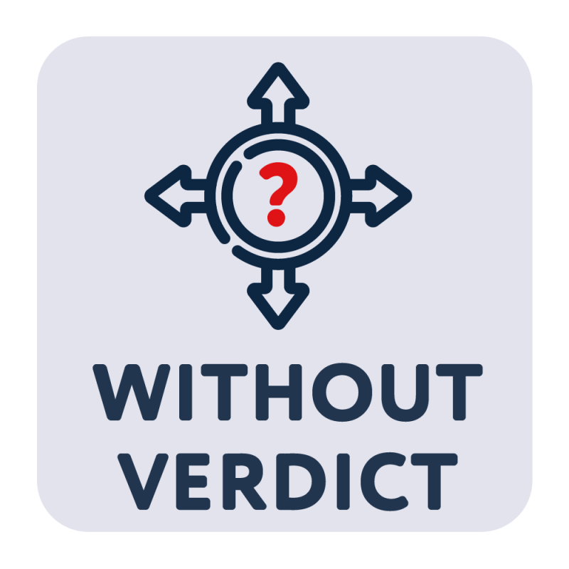 Without verdict